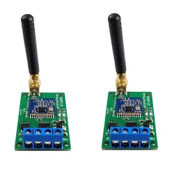 2pcs RT18A01 RS485  Transceiver Wireless Repeater 485 Master-slave control 433M 868M FSK Uhf Module