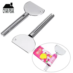 Stainless Steel Toothpaste Squeezer Tube Toothpaste Dispenser Bathroom Accessories Set Rolling Cosmetic Paint Squeezer Dispenser