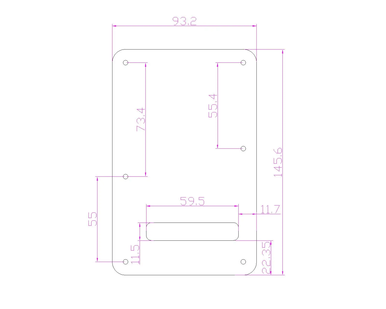 KAISH 6-Hole Metal Aluminum Anodized Modern Style ST Strat Backplate Tremolo Trem Cavity Cover for Fender American/Mexican ST