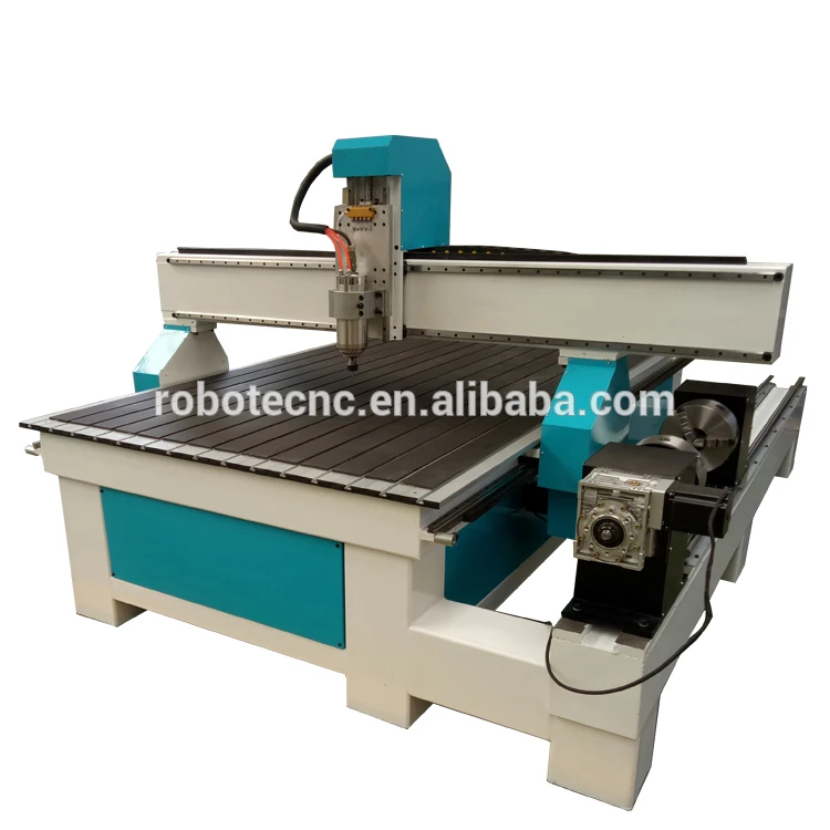 Professional CNC 3D Wood Engraving Machine / 3d Wood/Aluminum/Stone Statue Router 4 Axis Rotary Device With Low Price