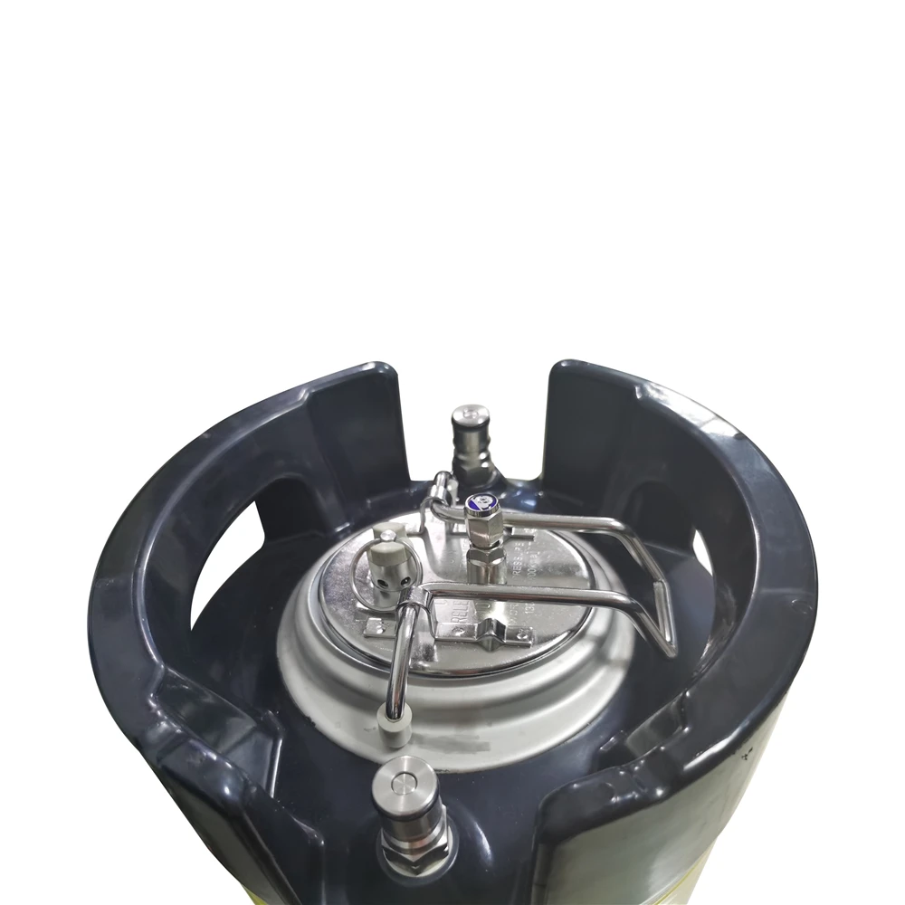 Replacement Cover Lid Stainless Steel Keg Beer Cornelius Ball Lock Keg Lid With Charging Valve Fix Leaks Pressure Relief Valve