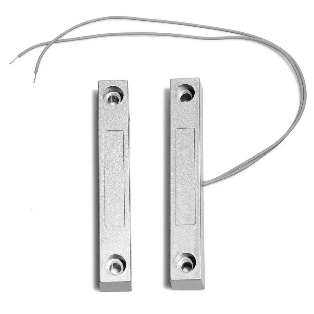 1Pcs Metal Wired Magnetic Sensor Window Open Alarm Reed Switch NC Dry Contact Output Home Security Alarm Sensor For Metal Door