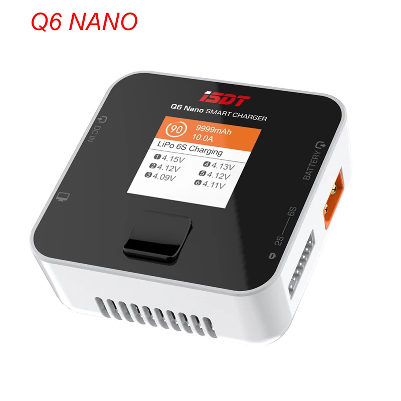 ISDT Q6 Nano 200W 8A 1-6S MINI Battery Balance Charger For Lilon LiPo LiHV NiMH Pb RC Models/Drone