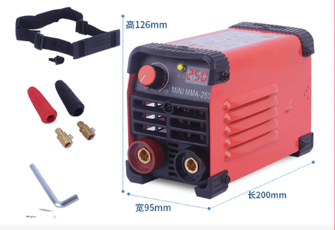 For free 120A 180-250V Compact Mini MMA Welder Inverter ARC Welding Machine Stick Welder