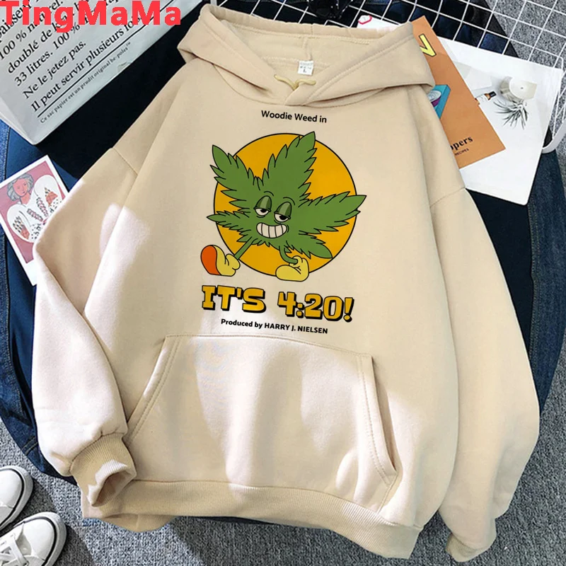 Bong Weed hoodies men printed grunge hip hop male clothing hoody hip hop Oversized