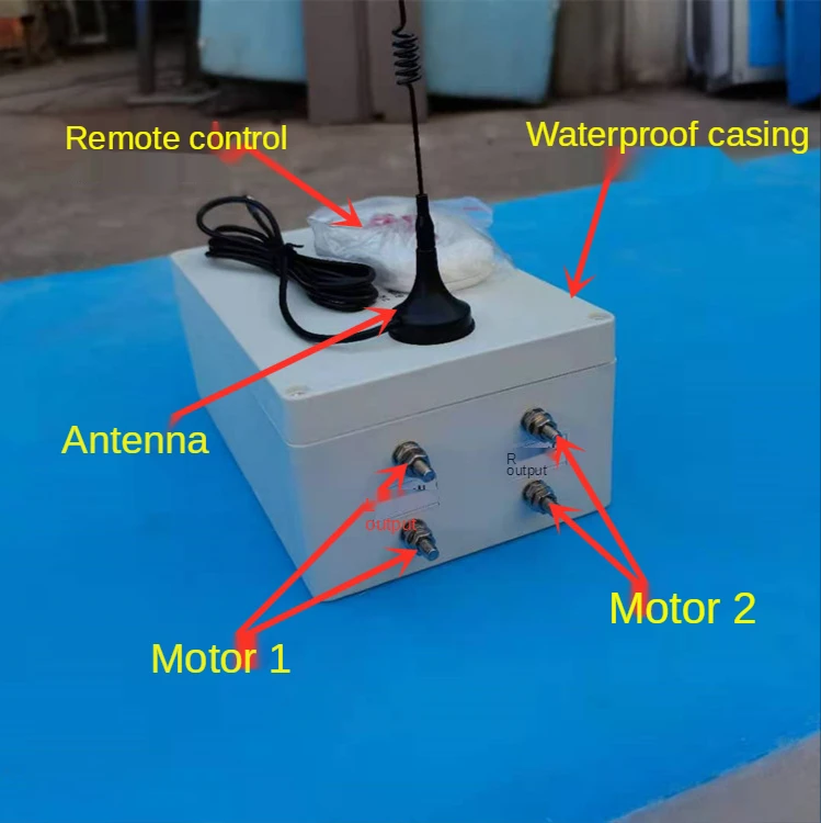 DIY self-made water dragnet feeding and nesting unmanned transportation fishing propulsion accessories remote controller