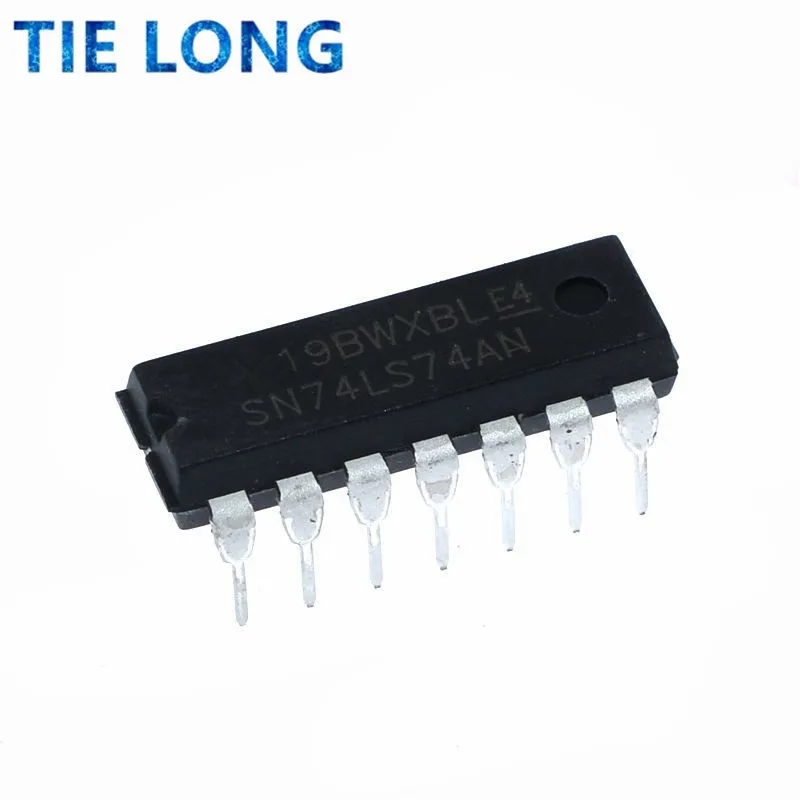 10PCS HD74LS74AP DIP14 HD74LS74 DIP SN74LS74AN DIP-14 74LS74 SN74LS74N HD74LS74P new and original IC