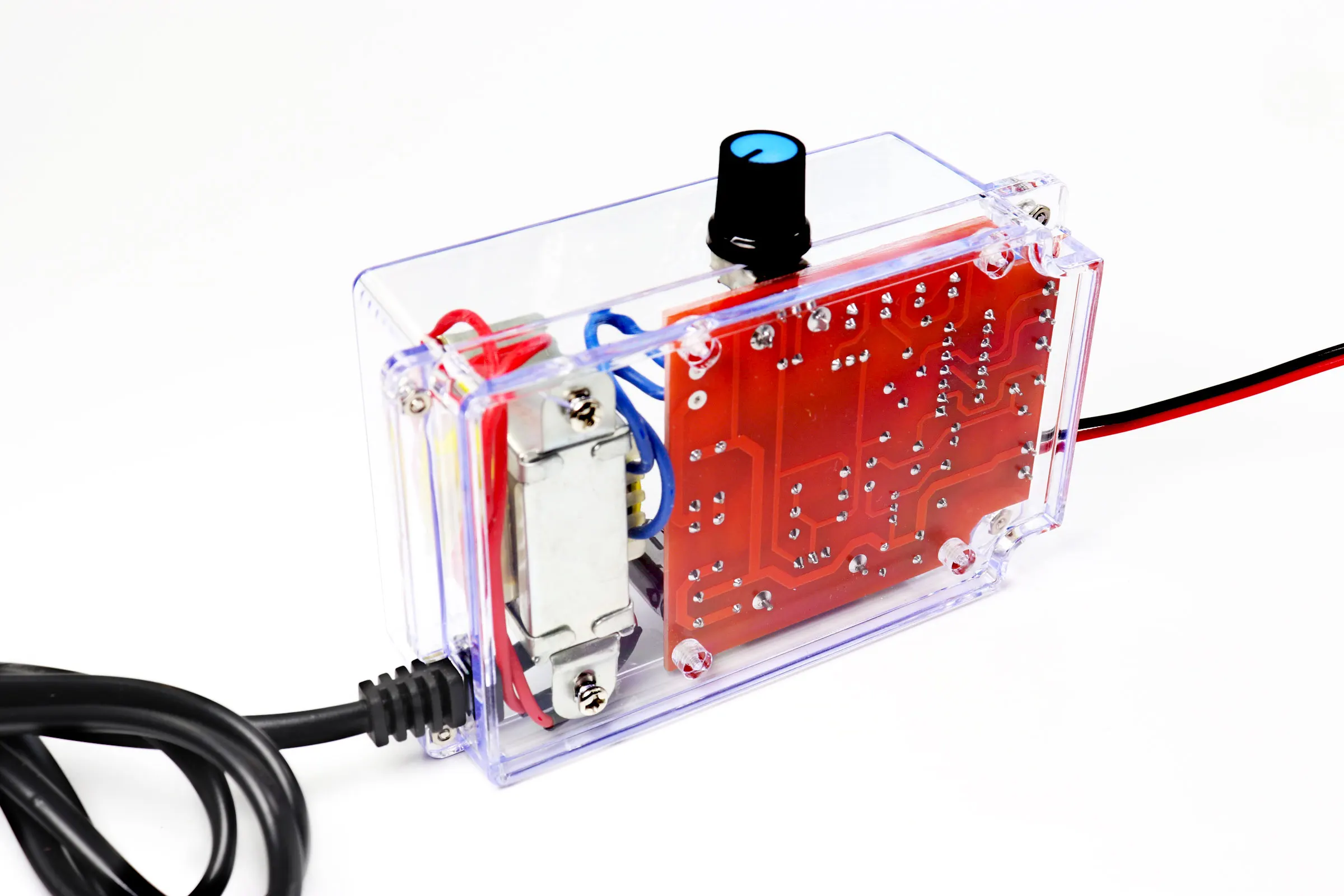EU/US 220V/110V DIY Kit LM317 Adjustable Voltage Regulator AC-DC Step-down Buck Converter Power Supply Module With Case