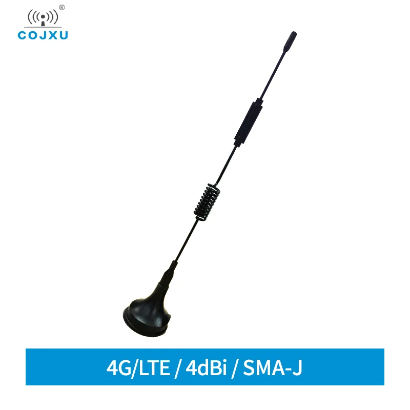 4dBi Magnetic Antenna 4G/LTE GSM GPRS WCDMA SMA-J 4G/NB-IoT Full Band Coverage Industrial Equipment CojxuTX4G-XPL17-150