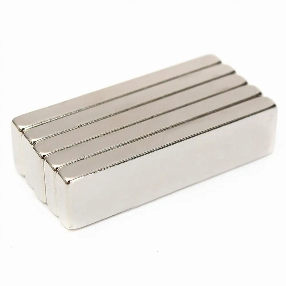 Magneti del neodimio della terra rara del frigorifero di 5 pz/set 40x10x4mm N52 forti