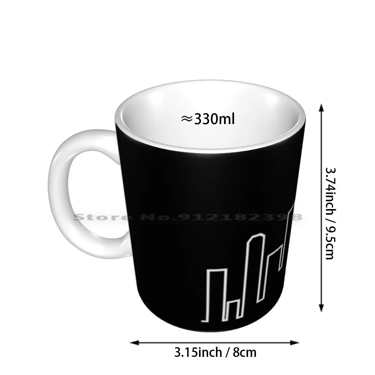 Skyline ( Frasier ) Ceramic Mugs Coffee Cups Milk Tea Mug Cafe Frasier Cafe Sign Frasier Crane Niles Niles Crane Coffee Coffee