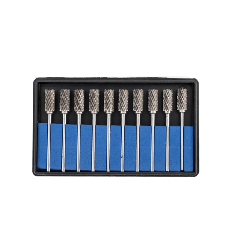 

(10 Pieces )Low Speed Tungsten Steel Grinding Head For Dental Grinder Needle Turning Technician Consumables Tool Milling Cutter