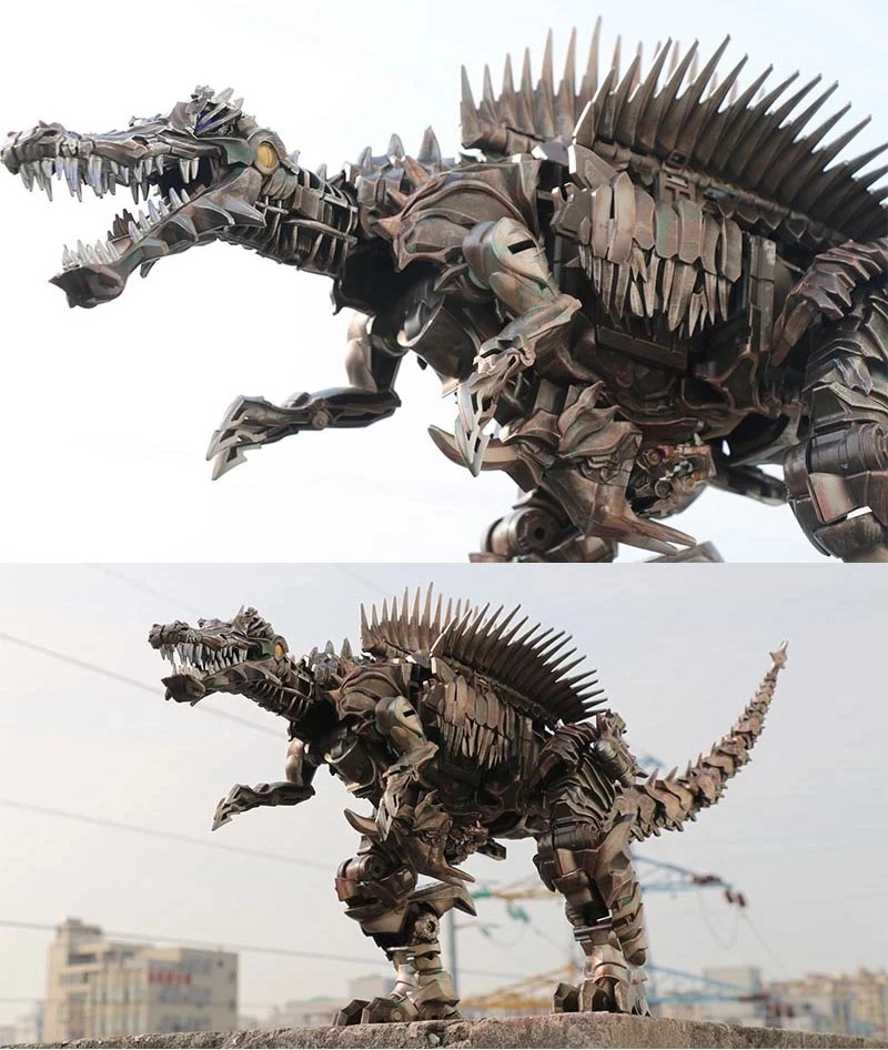 AOYI التحول LS11 LS-11 القديمة Behemoth Scorn Dinobots ديناصور سبيكة جزء الفيلم سلسلة ديناصور زعيم عمل الشكل Ro