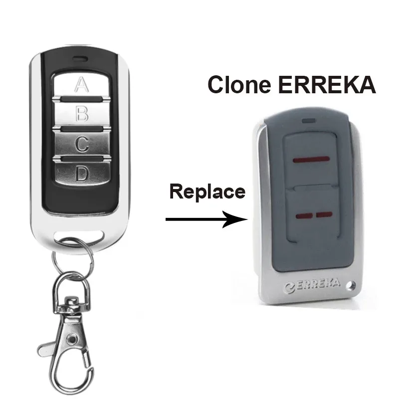 V15.0 Remote Garage ERREKA IRIS 2 Remote Control Replacement 433MHz Gate Remote Control Rolling Code