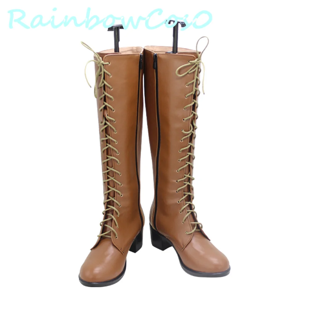 La mia prossima vita come villanti Tutti i ruotate Piombo a Doom Maria Campbell Scarpe cosplay Stivali Gioco Anime Festa di carnevale W2136