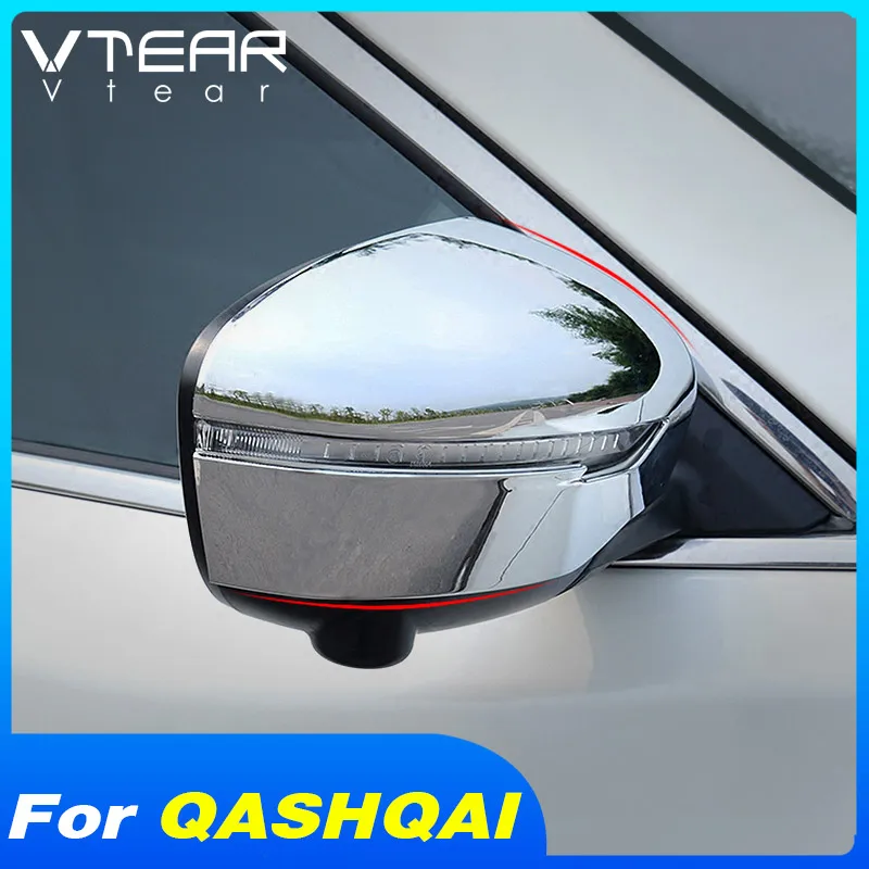 

Vtear для Nissan Qashqai J11 dualis X-trail, крышка зеркала заднего вида, крышка заднего вида, аксессуары для наружного украшения, часть 2019