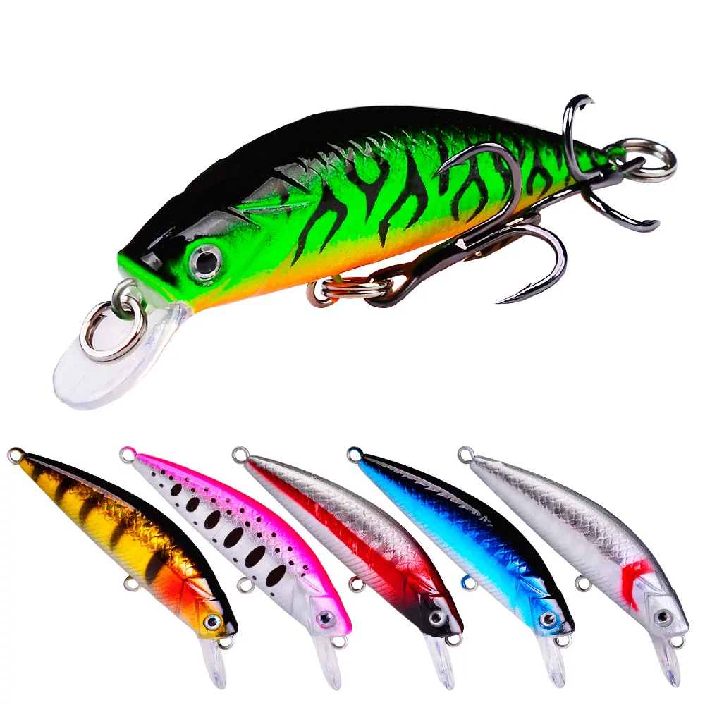 1 Piece 6 cm 6 G Submerged Hard Bait Wobbler Jig Bait Crankbait Carp Striped Bass Pesca Fishing Tackle Swim Bait