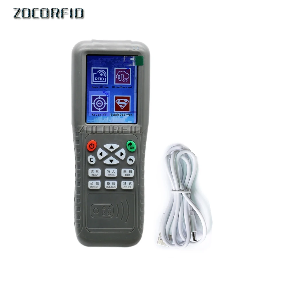 Newest More Frequency RFID Access Control Card Reader NFC Encryption Card Writer UID Chip Duplicator   Smart RFID Copier