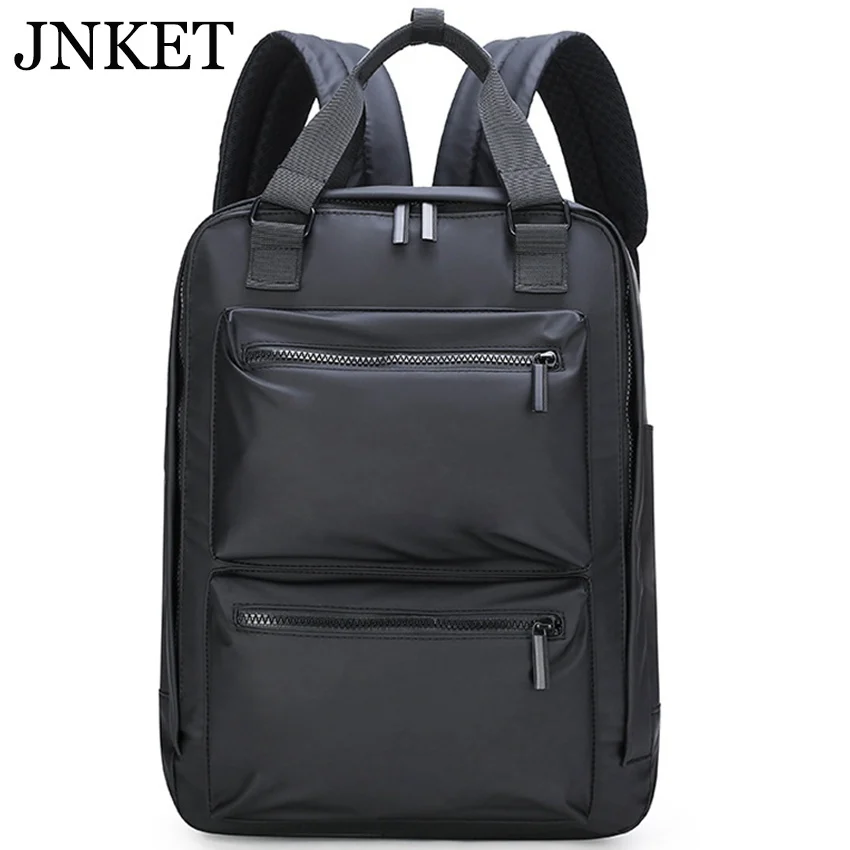 JNKET Fashion Men Nylon Backpacks Laptop Bag Large Capacity Backpacks Leisure Handbags Travel Pack