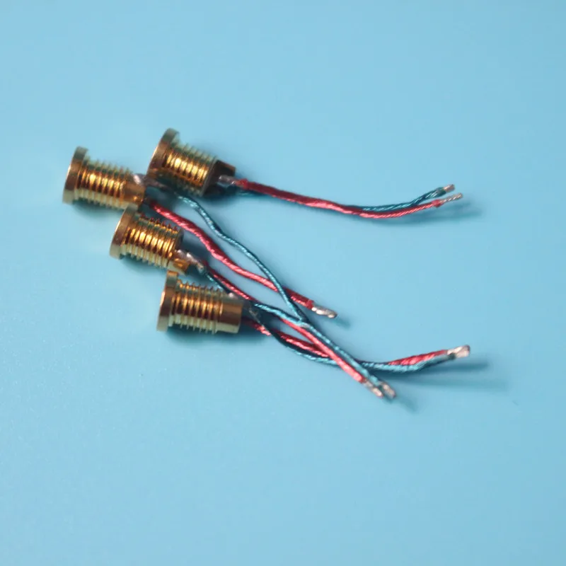 5 คู่หญิงซ็อกเก็ตลวด SOLDER PIN ซ็อกเก็ตและ Built-in ถั่ว MMCX ทองแดงบริสุทธิ์ทองแดง-ชุบทองแดง