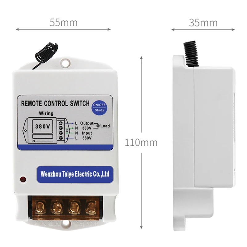 Mini Remote Control Agricultural Water Pump Switch 220V 380V  Wireless Industrial Switch for Motor 1KM 3KM 5KM remote watering