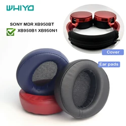 Cuscinetti auricolari di ricambio mounyo con coperchio per SONY MDR XB950BT XB950B1 XB950N1 XB 950 BT B1 N1 cuffia cuscino fascia paraurti