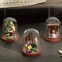 Cutebee DIY DollHouse Wooden Doll Houses Miniature Dollhouse Furniture Kit Toys for children New Year Christmas Gift Casa