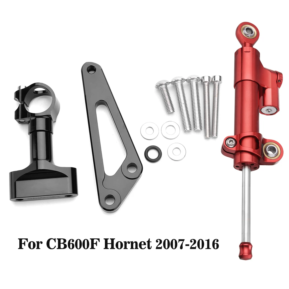 

CB600F Hornet Motorcycle Accessories Steering Stabilizer Damper Mounting Bracket Kit for Honda CB600F Hornet 2007-2016 CB 600F