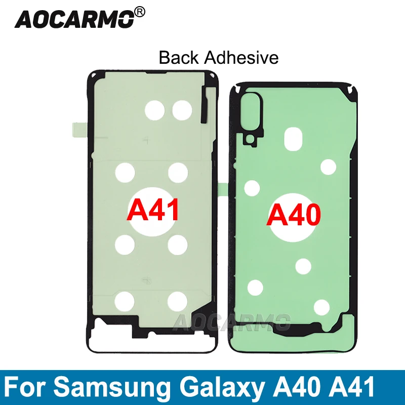 Aocarmo Back Cover Adhesive Sticker Glue For Samsung Galaxy A40 A41 Replacement Parts