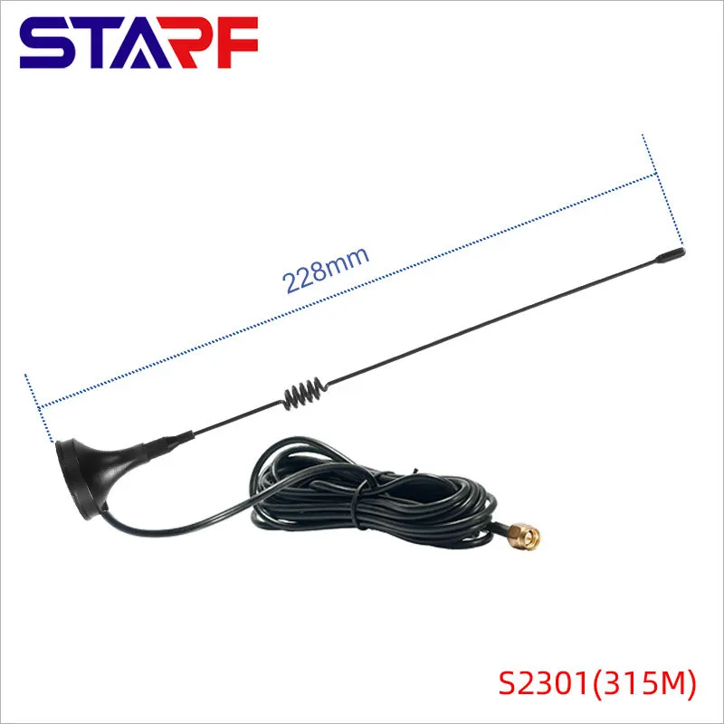 315MHZ sucker antenna remote control water pump energy terminal module intelligent traffic fire fighting host antenna