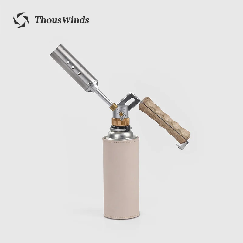 Thous Winds Outdoor Camping Handheld Folding Airbrush Torch Burning Fire Barbecue Carbon Igniter  Camping Equipment Supplies