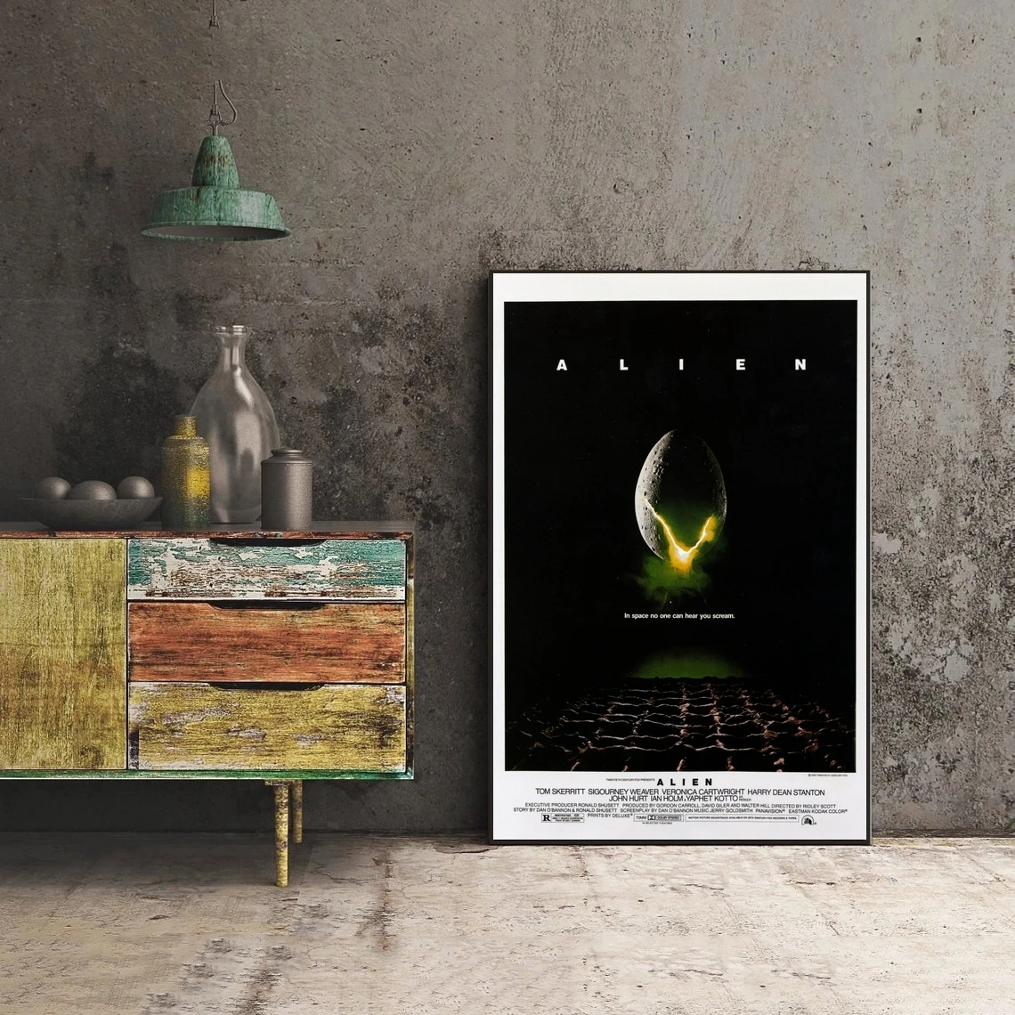 Alien Poster Canvas Classic Vintage Wall Painting Art Poster Decorate Movie Promotion Poster Cover