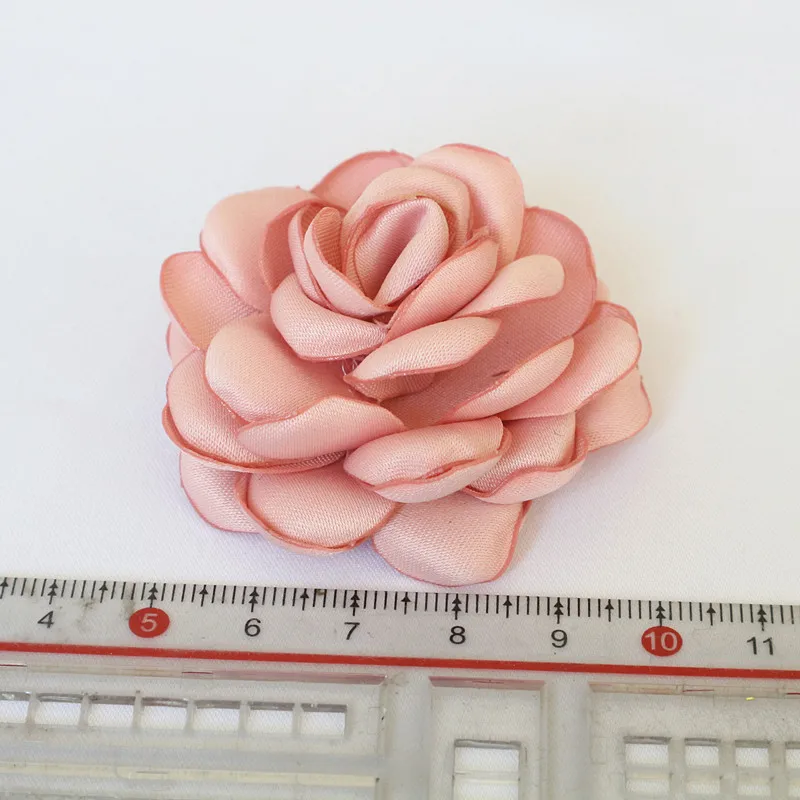 10 teile/satz mischen Stoff Blumen Simulation Blumen kopf Dekoration Blumen für DIY Zubehör – Detail 8
