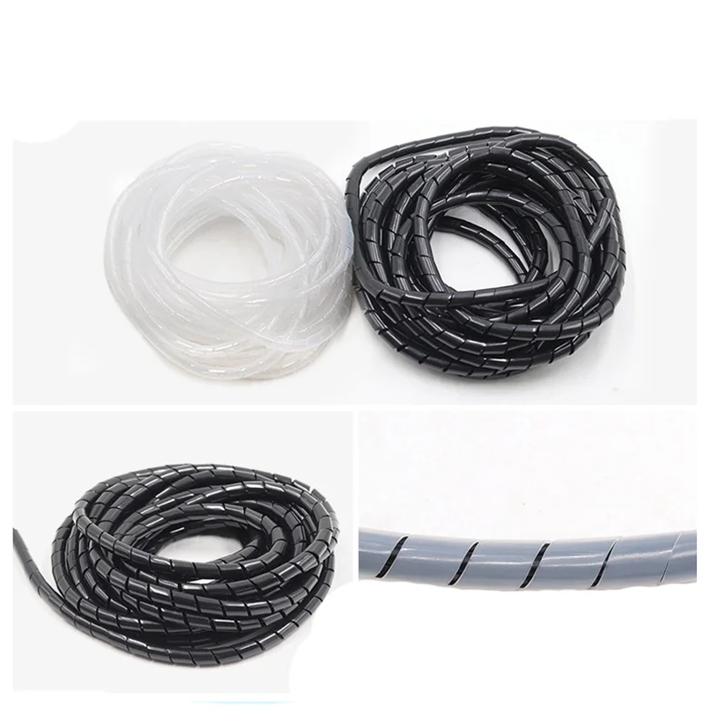 

1A roll of 4mm-30mm new spiral wound casing pipe flame-retardant cable protection casing with winding pipe wire casing