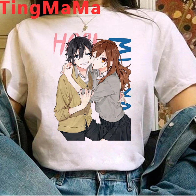 New Japanese Anime Horimiya T Shirt Women Kawaii Cartoon Harajuku 90s Lover Manga Graphic Tees Summer Tops Unisex Tshirt Female