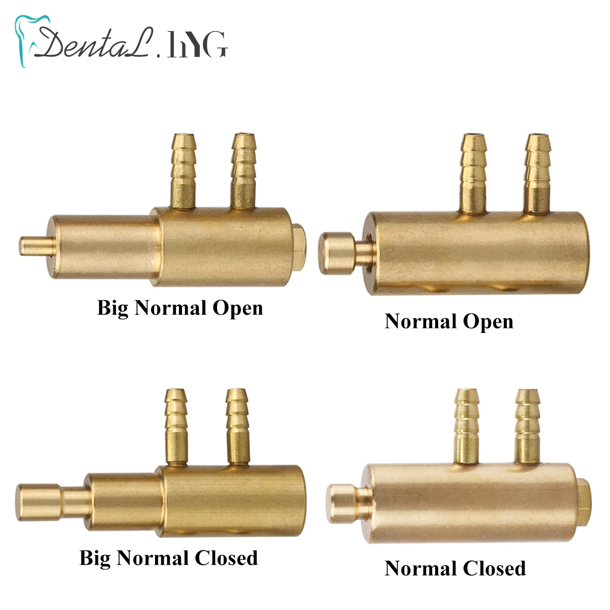 3pcs Dental Holder Valve Normal Open & Closed Dental Handpiece Hanger Valves Chair Accessories