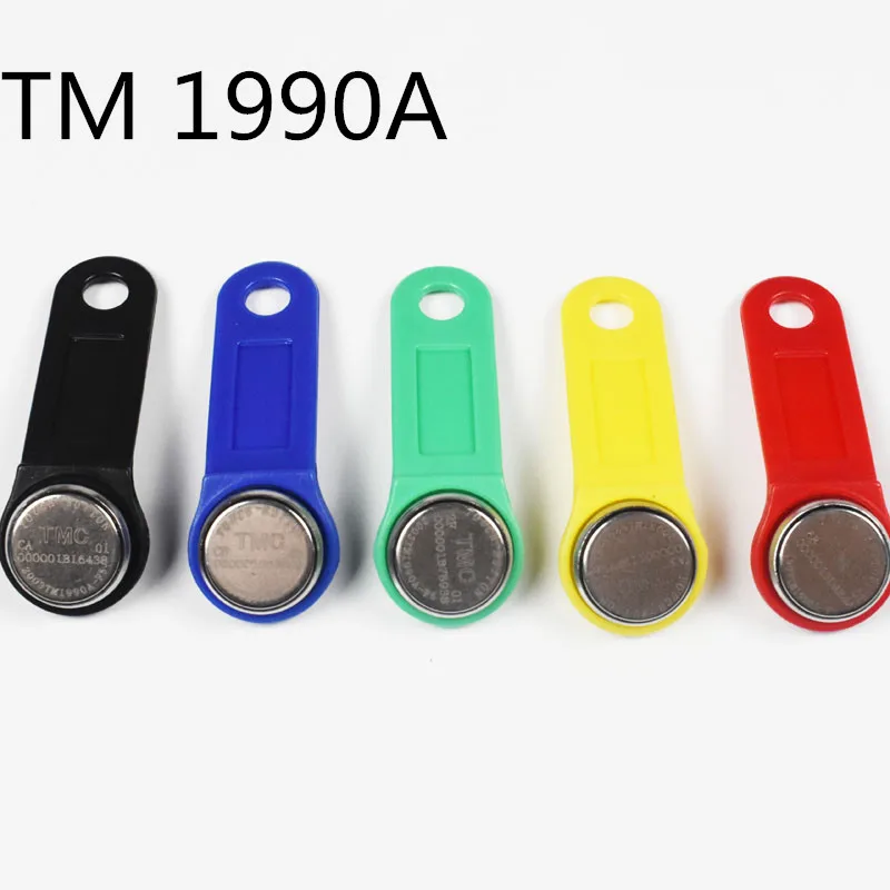 

5pcs/lot TM1990A Dallas iButton TM Card with Handle Key Tags DS1990A-F5 Non Magnetic for Access Control Electronic Lock