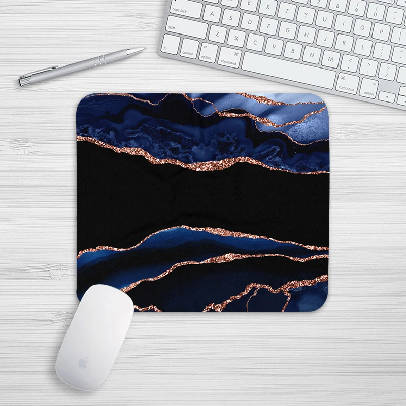 Nordic Style Marble Mousepad Rubber for Gaming Laptop Computer Desk Mat Mouse Pad Wrist Rests Mat Office Desk Set Accessories