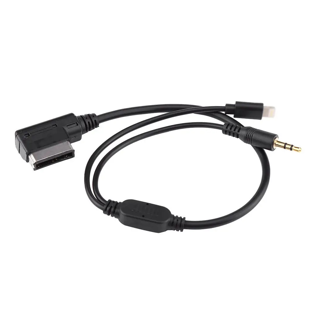 Car AMI MDI MMI 3.5mm AUX Interface Music Cable For iPhone 5 6 Audi VW