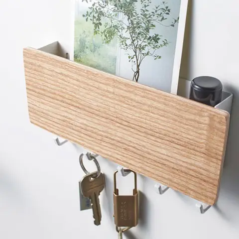 Wooden Key Rack Wall Mount IAMPRETTY