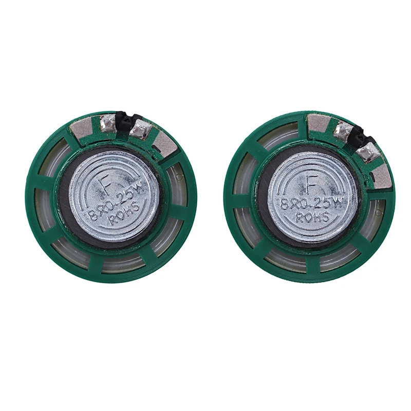 RISE-2 Pcs 1/4W 0.25W 8Ohm 27mm round external magnet speaker speaker,Sound amplifier,Speaker accessories