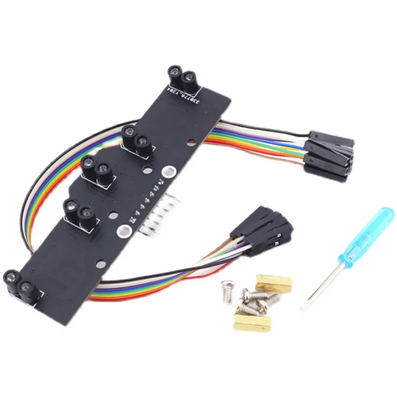 5-way digital tracking sensor Five gray line inspection module Photoelectric line seeking color recognition