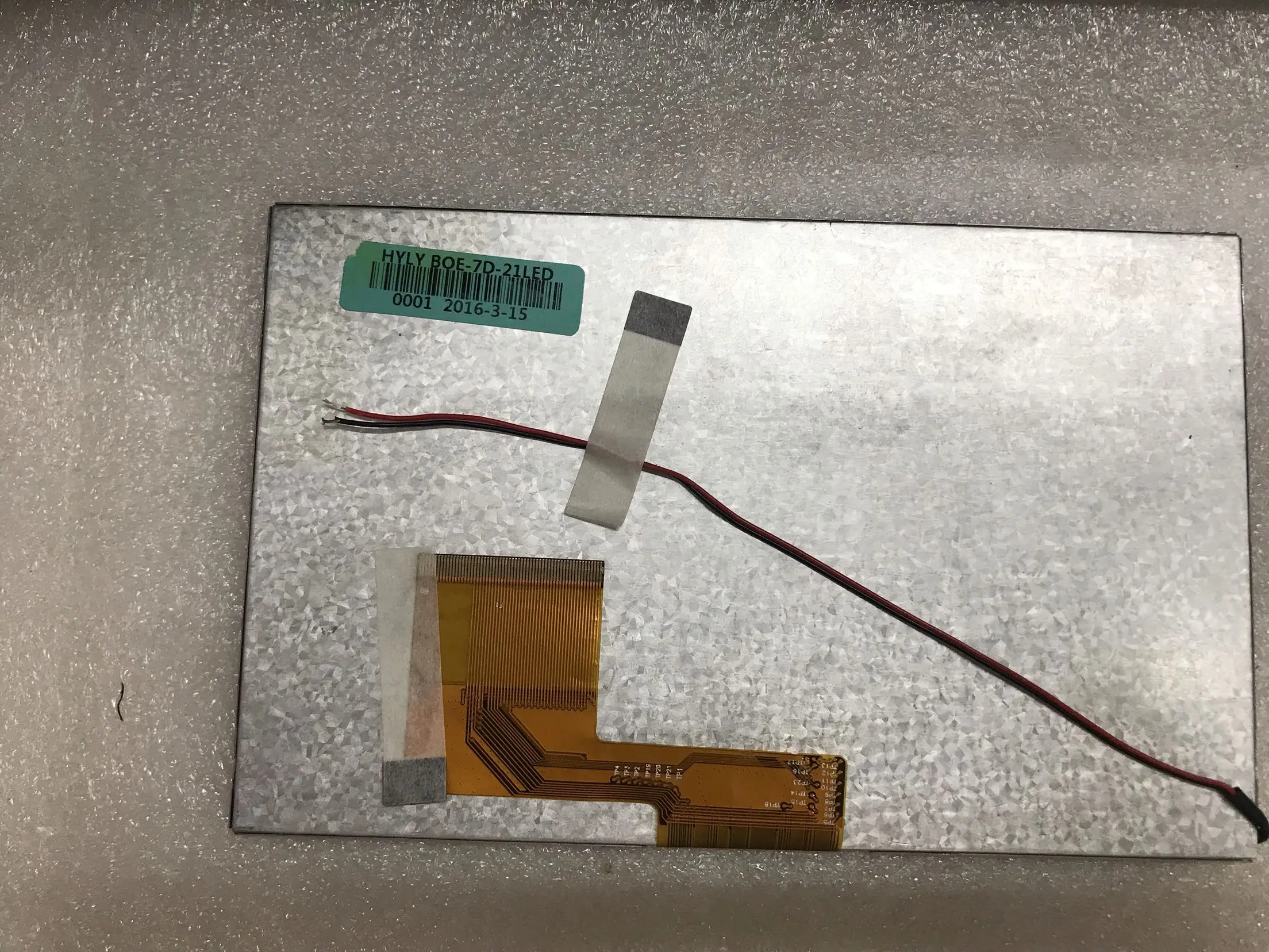 Tela de lcd de alta qualidade e BOE-7D-21LED