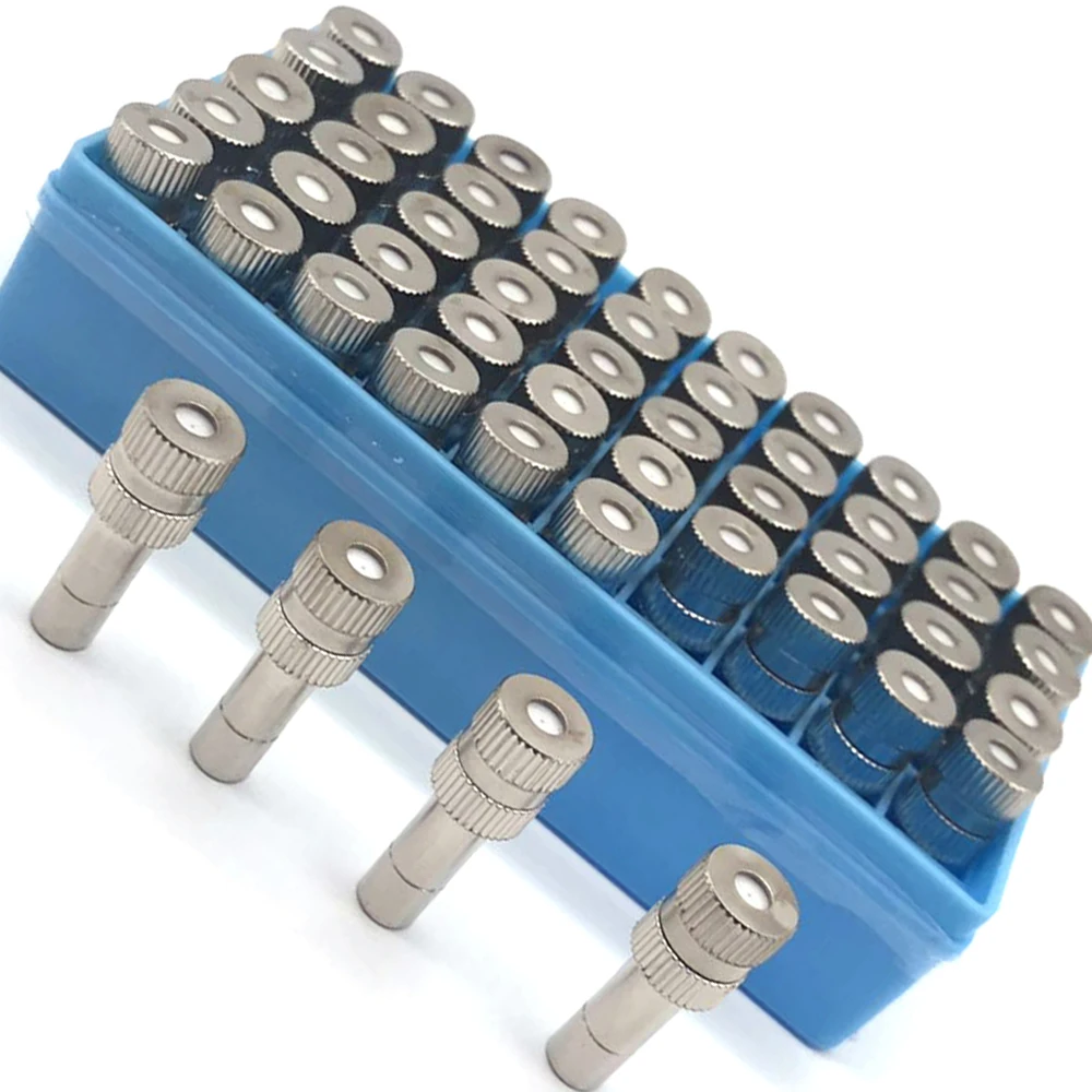 20 Stück Messing-Sprühköpfe, 6mm Nebeldüsen für Außenkühlsysteme, Landschaftsgestaltung, Luftbefeuchtung, Bewässerung – Detail 5
