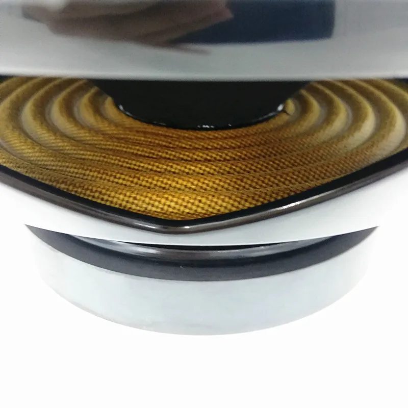 1pc High-power 1200W 50mm Voice Coil Car Subwoofer Steel Custom Frame Rubber Edge None-press Paper Cone 4Ohm Speaker Black