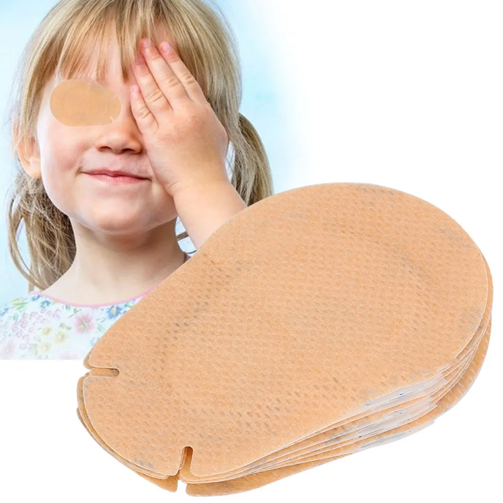 20pcs Soft Amblyopia Orthotic Eyeshade Eye Patches Eye Mask For Children Kids Sterile Packaging Amblyopia Orthopedic Health Care