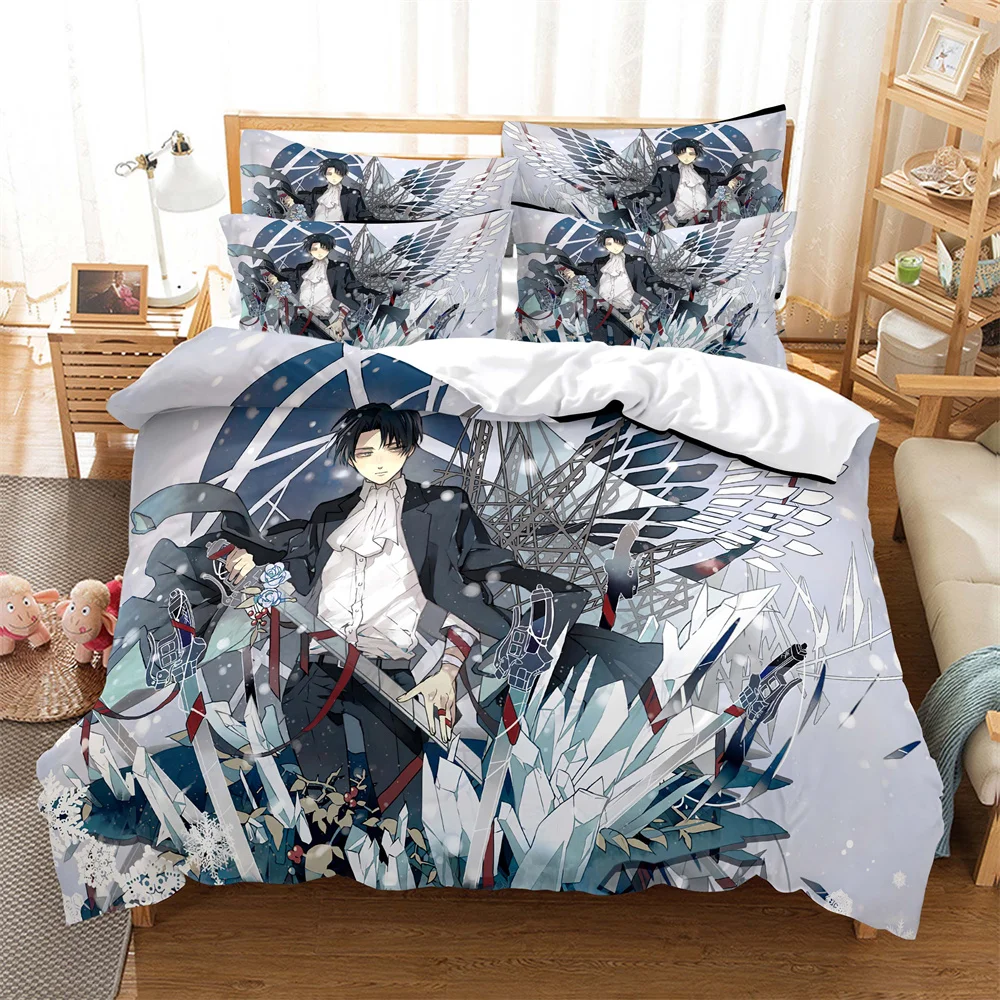 Anime characters Bedding Set Duvet Cover Set 3d Bedding Digital Printing Bed Linen Queen Size Bedding Set Fashion Design