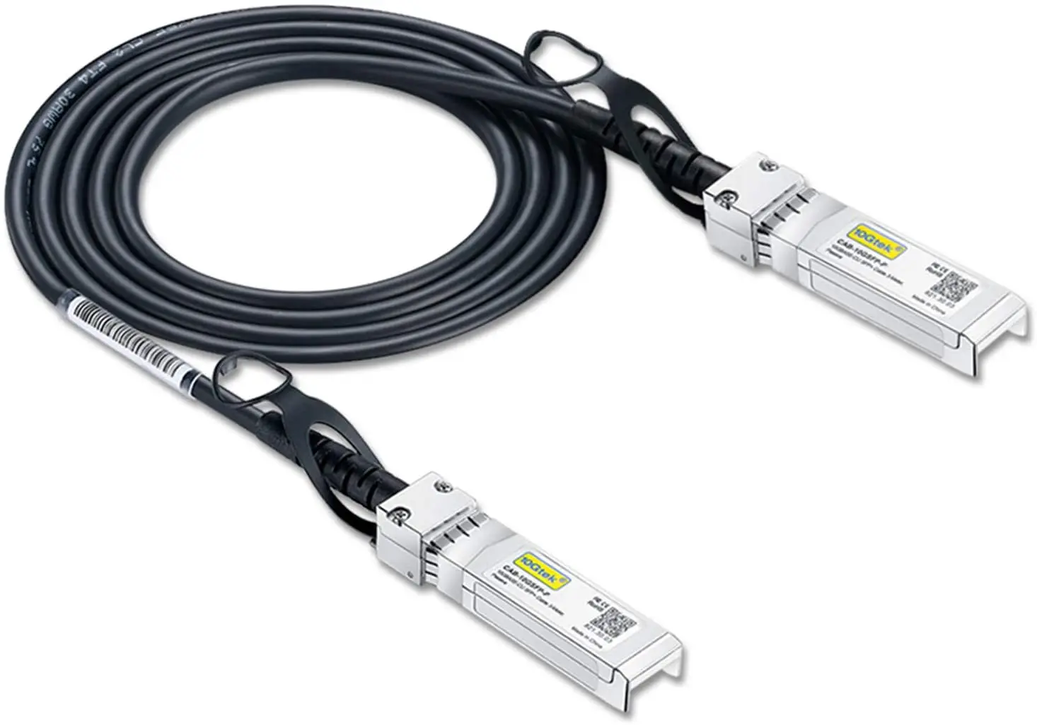 10G SFP+ DAC Twinax Cable Passive, 1.5m/4.92ft, 30AWG, Compatible with Cisco SFP-H10GB-CU1.5M, Ubiquiti, Intel, Mikrotik etd.