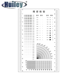 Transparent Point Gauge Dots Cross Line Compass Calibration Ruler Microscope Micrometer Appearance Inspection Gauge Scratch