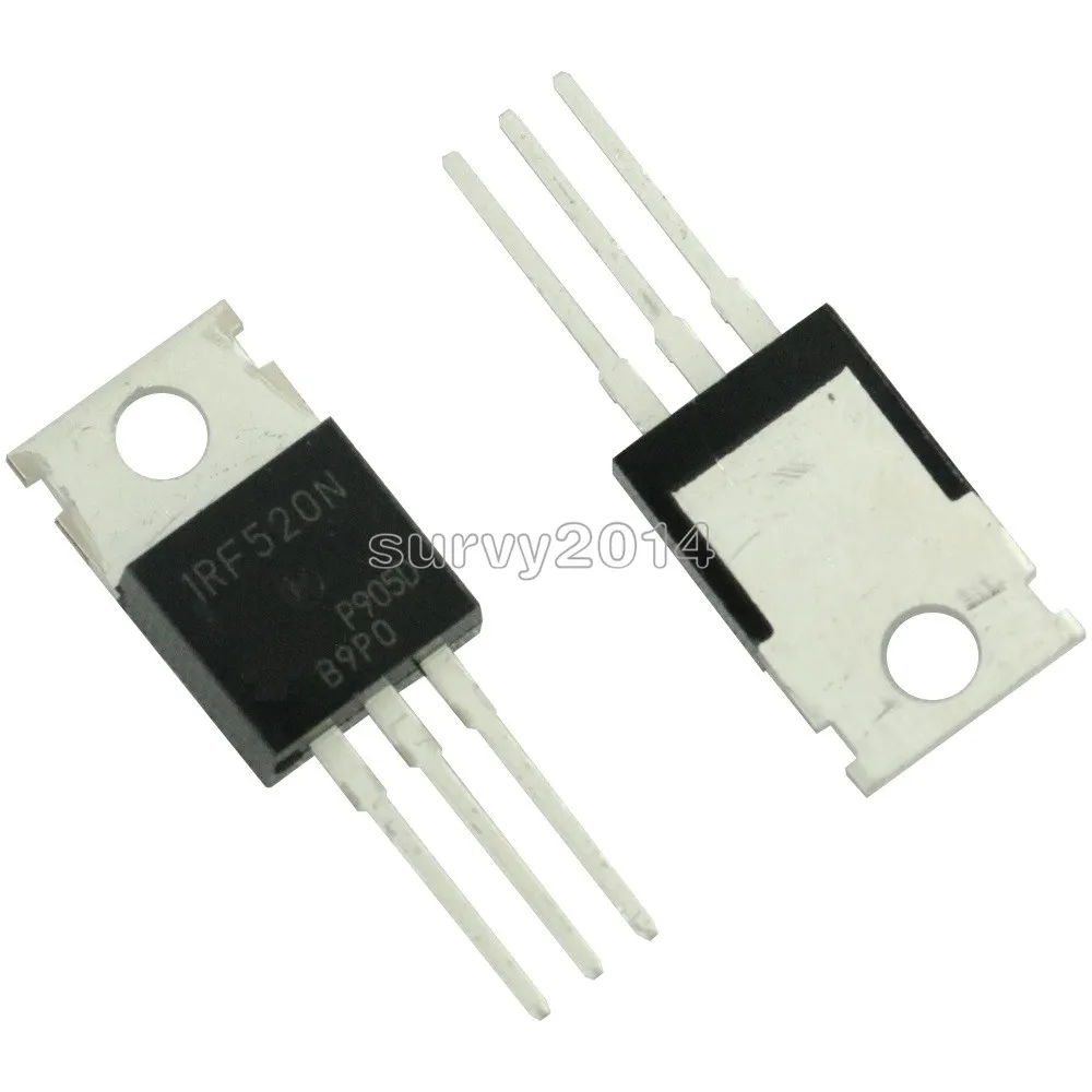 5 قطعة IRF520 IRF520N N-قناة HEXFET السلطة MOSFET جديد نوعية جيدة